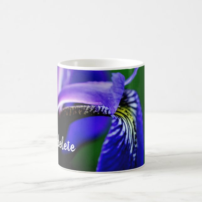 Taza De Café Flor Iris Personalizada (Centro)
