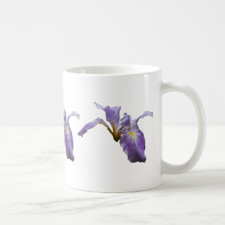 Taza De Café Flor Iris Silvestre Púrpura