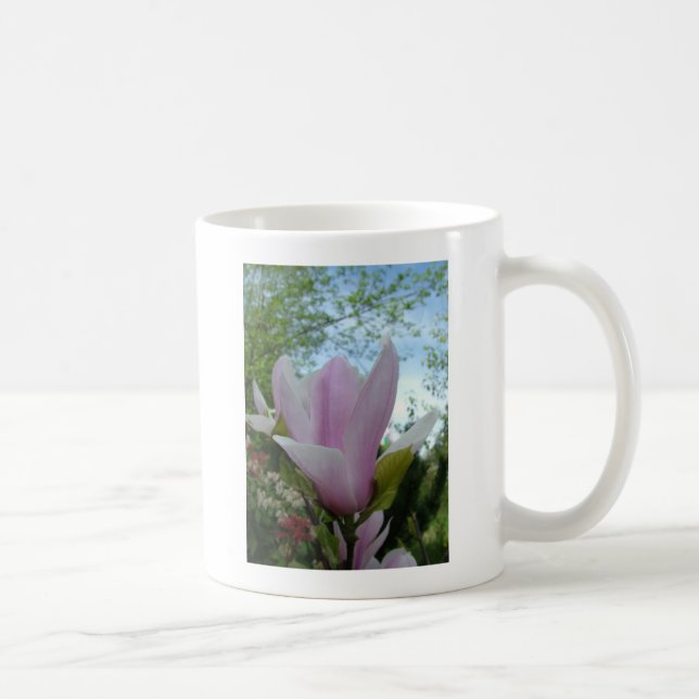 Taza De Café flor magnolia (Derecha)