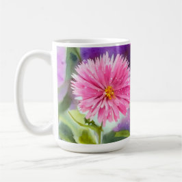 Taza De Café Flor morada