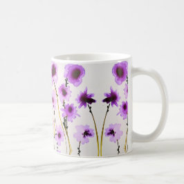 Taza De Café Flor morada Mug