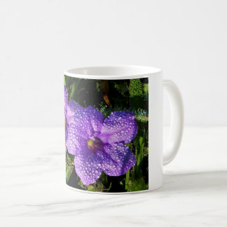 Taza De Café Flor morada - mugre