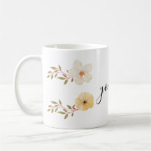 flor mug con tu nombre