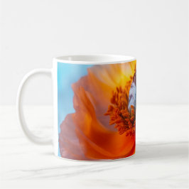 Taza De Café Flor naranja