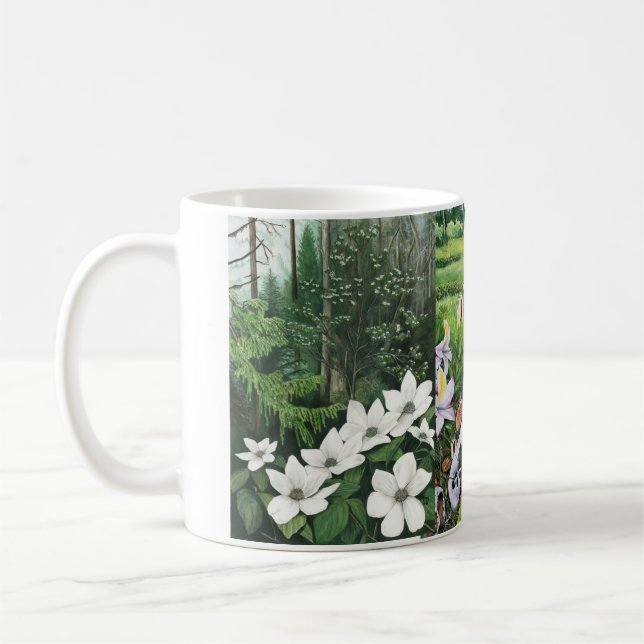 Taza De Café Flor nativa 3 (Izquierda)