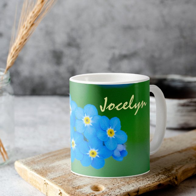 Taza De Café Flor olvidada personalizada (Subido por el creador)