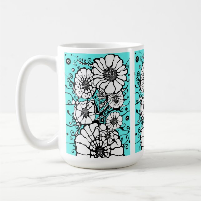 Taza De Café Flor para Aimee (Izquierda)