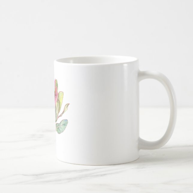 Taza De Café Flor Protea (Derecha)