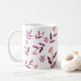 Taza De Café Flor púrpura artificial