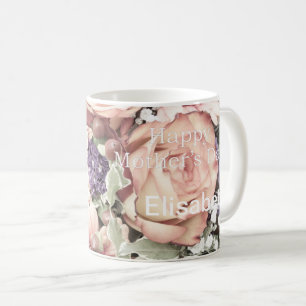 Taza De Café flor, ramo, floral, hermoso, decoración, sa