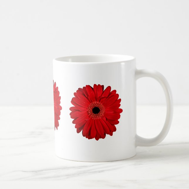Taza De Café Flor roja (Derecha)