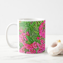 Taza De Café Flor rosa Bonito