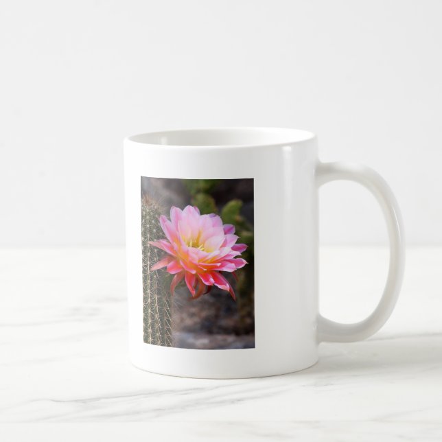 Taza De Café Flor rosa de Cereus (Derecha)
