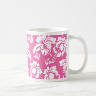 Taza De Café Flor rosa hawaiana