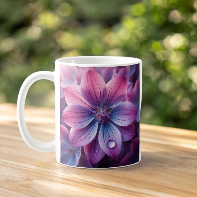 Taza De Café Flor rosa Lilac y Primavera Púrpura (Subido por el creador)