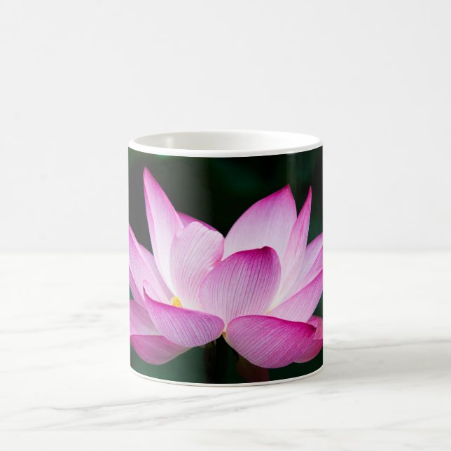 Taza De Café Flor rosa Lotus (Centro)