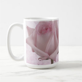 Taza De Café Flor rosa suave
