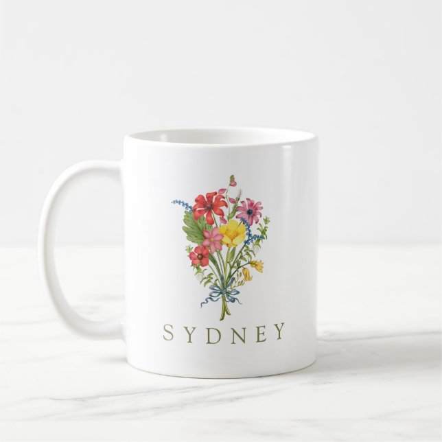 Taza De Café Flor silvestre (Izquierda)