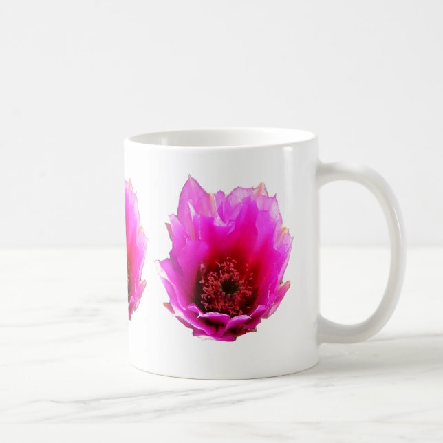 Taza De Café Flor silvestre de Cactus floreciente (Derecha)
