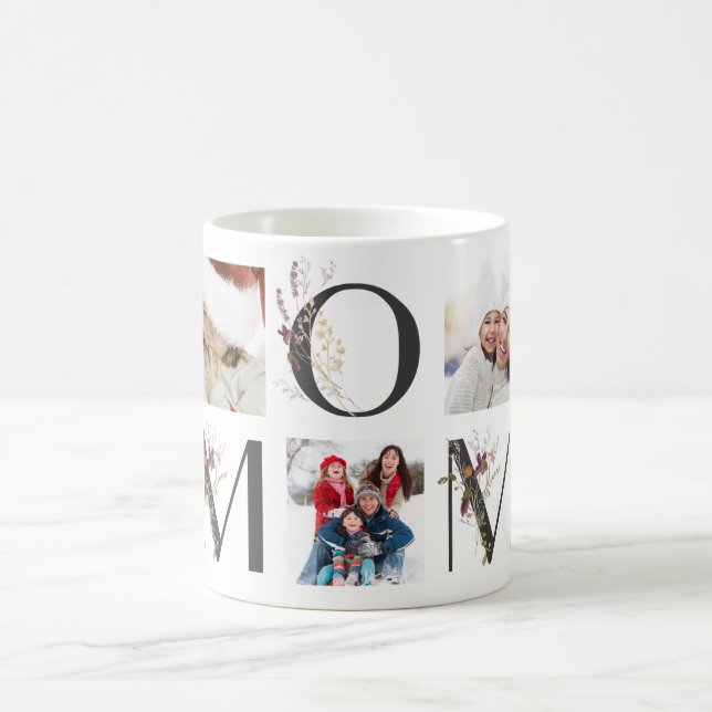 Taza De Café Flor silvestre del Día de la Madre (Centro)