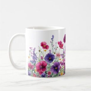 Taza De Café Flor silvestre, monograma