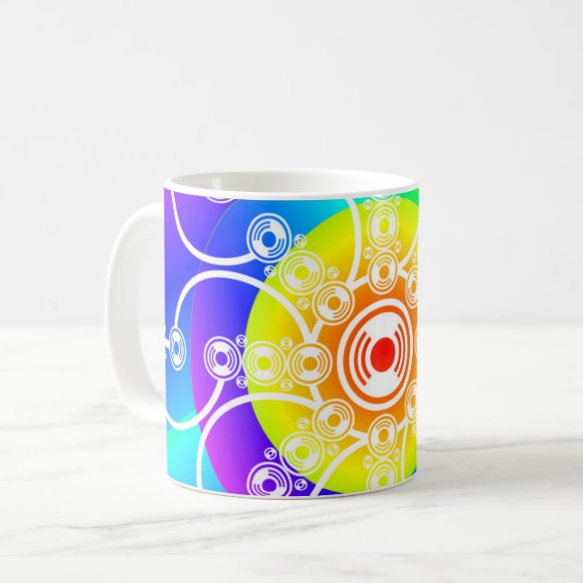 Taza De Café Flor Sunshine (Anverso izquierdo)