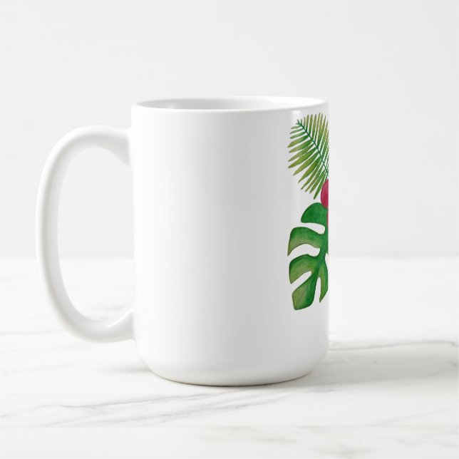 Taza De Café Flor tropical (Izquierda)