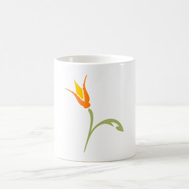 Taza De Café Flor Tropical Ave del Paraíso (Subido por el creador)