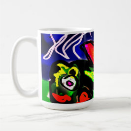 Taza De Café Flor y rana primaverales