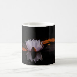 Taza De Café Flor Zen White Lotus