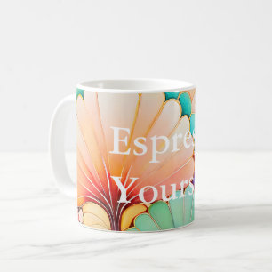 Taza De Café Flora 6 Floral Pastel Clásico Mug