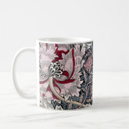 Taza De Café Flora de motivos mosaicos del éter de Morris