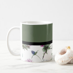 Taza De Café Flora verde sabia