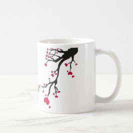 Taza De Café floración cardíaca con marco