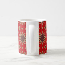 Taza De Café Floración de Estrella Carmesí