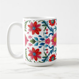 Taza De Café floral