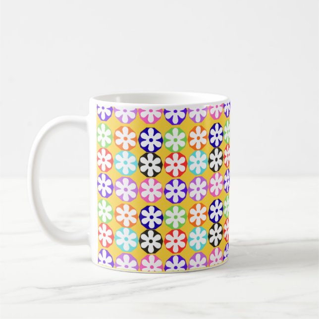Taza De Café floral (Izquierda)