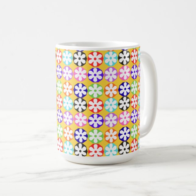 Taza De Café floral (Anverso derecho)