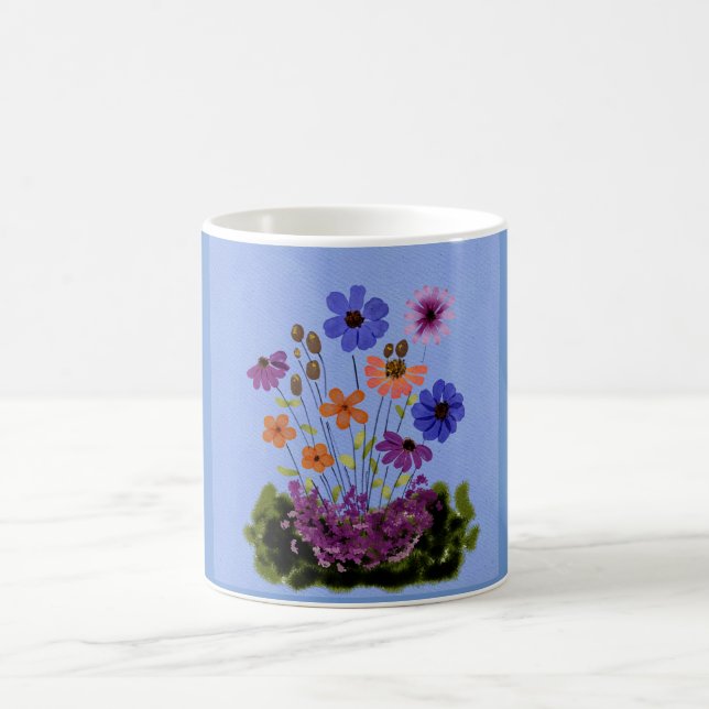Taza De Café Floral (Centro)
