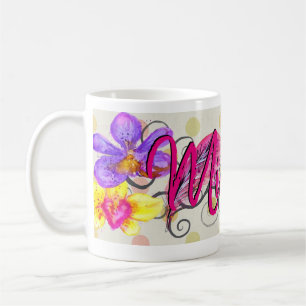 Taza De Café Floral