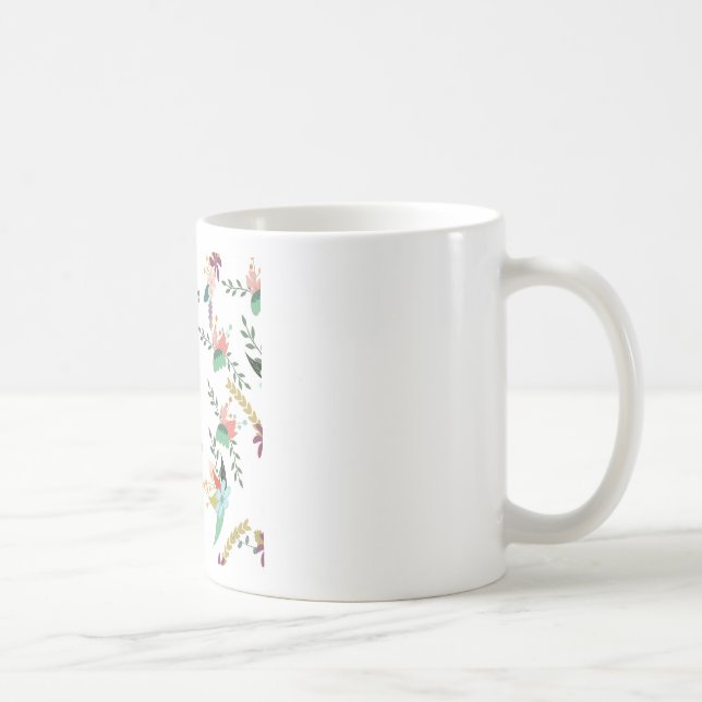 Taza De Café Floral 10 (Derecha)