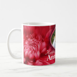 Taza De Café Floral 15 años aniversario de tu foto