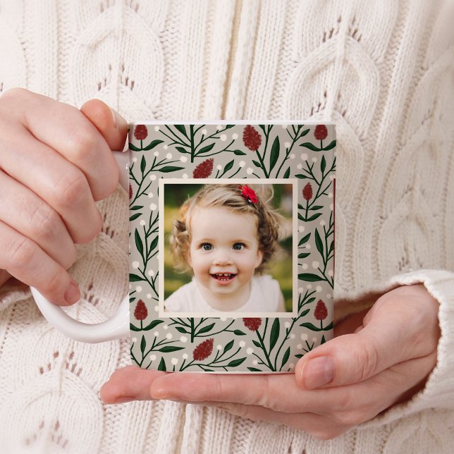 Taza De Café Floral 2 Navidades clásicos (Subido por el creador)