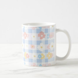 Taza De Café Floral azul verificado