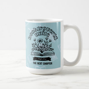 Taza De Café Floral "Booktroverts úne"
