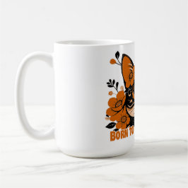 Taza De Café Floral Cat
