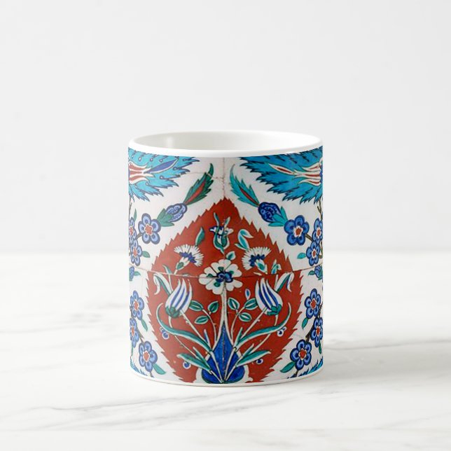 Taza De Café Floral cerámico turco (Centro)