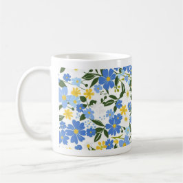 Taza De Café Floral Classic Mug