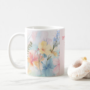 Taza De Café FLORAL DE CORTE DE Día de la Madre