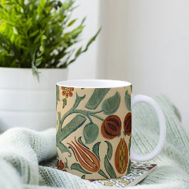 Taza De Café Floral de la caída de William Morris, Jardín de ca